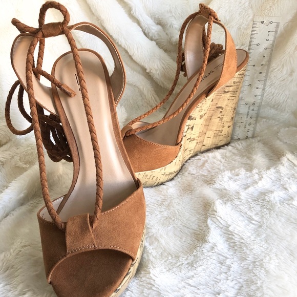 Call It Spring Cork Wedge Strappy Heels *NWOT* - Picture 4 of 6